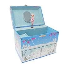 Load image into Gallery viewer, Pink Poppy - Snow Princess Medium Music Box
