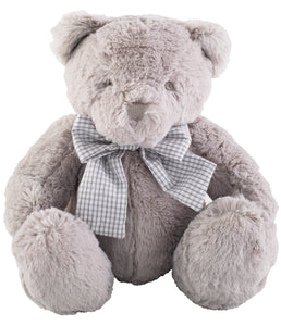 Grey Plush Toy Bear - Grey