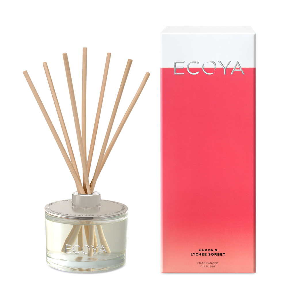 Ecoya Guava and Lychee Sorbet Fragranced Diffuser