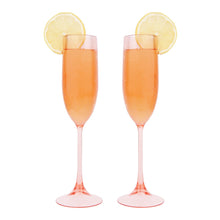 Load image into Gallery viewer, Sunnylife Poolside Champagne Flutes - Powder Pink
