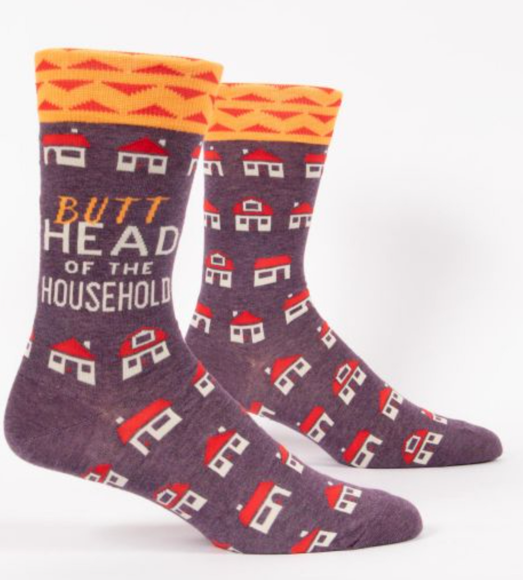 Blue Q Socks - Butthead of the Household