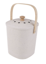 Load image into Gallery viewer, Appetito Square Compost Bin - 3.8 litres

