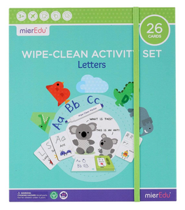 MierEdu - Wipe Clean Activity Set Letters