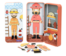 Load image into Gallery viewer, MierEdu - Travel Magnetic Puzzle Box - Dream Big Firefighter
