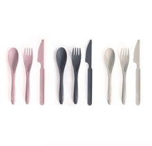 Load image into Gallery viewer, Independent Studios Wheat Straw Cutlery Set
