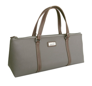 Sachi Insulated Wine Purse - Taupe