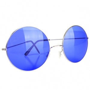 Lennon Glasses Large Blue Lenses