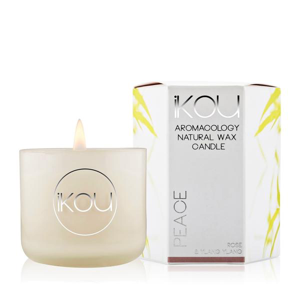 iKOU Eco-Luxury Candle Glass - Peace