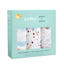 Load image into Gallery viewer, aden &amp; anais - 3 Pack Classic Swaddle - Large Swaddles - Limited Edition Harry Potter
