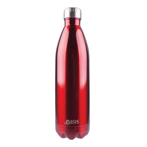 Oasis Double Wall Insulated Drink Bottle - Red