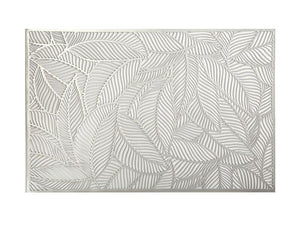 Maxwell & Williams Placemat 45x30cm - Cut Out Leaf - Silver
