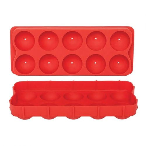 Appetito Silicon Ice Ball Tray - Red