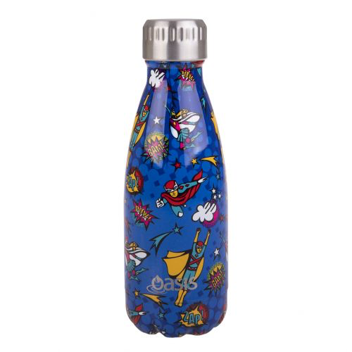 Oasis Double Wall Insulated Drink Bottle - Super Heroes