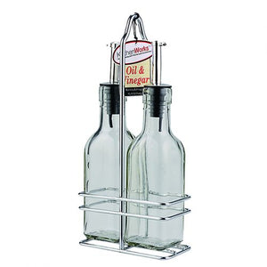 Kitchen Works Glass Oil & Vinegar Bottle Set