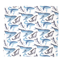 Load image into Gallery viewer, All4Ella Bamboo Cotton Wrap - Whale

