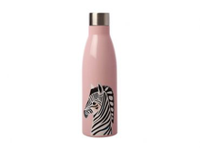 Load image into Gallery viewer, Pete Cromer Wildlife Double Wall Insulated Bottle 500ml Zebra
