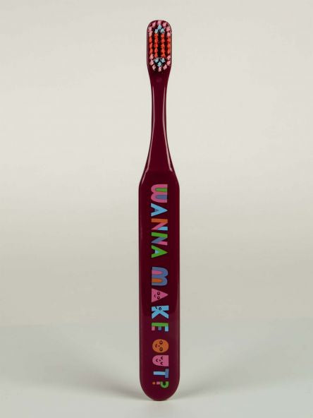 Blue Q Toothbrush - Wanna Make Out?