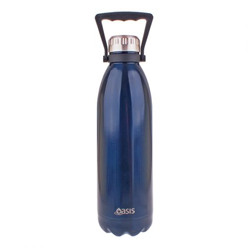 Oasis Double Wall Insulated Drink Bottle - Navy