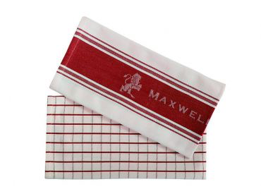 Maxwell & Williams Epicurious Tea Towel 50x70cm Set of 2 - Red