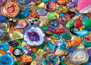 Peter Pauper Press 1000 Piece Puzzle - Crystals and Gemstones
