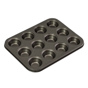 Bakemaster 12 Cup Mini Muffin Pan (26cm x 20cm/4.5cm x 2cm)
