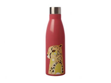 Load image into Gallery viewer, Pete Cromer Wildlife Double Wall Insulated Bottle 500ml Cheetah

