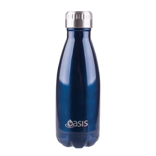 Oasis Double Wall Insulated Drink Bottle - Navy