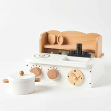 Load image into Gallery viewer, Nordic Kids - Wooden Kitchen Stove Set
