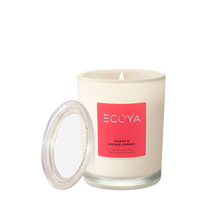 Load image into Gallery viewer, Ecoya Guava &amp; Lychee Sorbet Natural Soy Wax Candle
