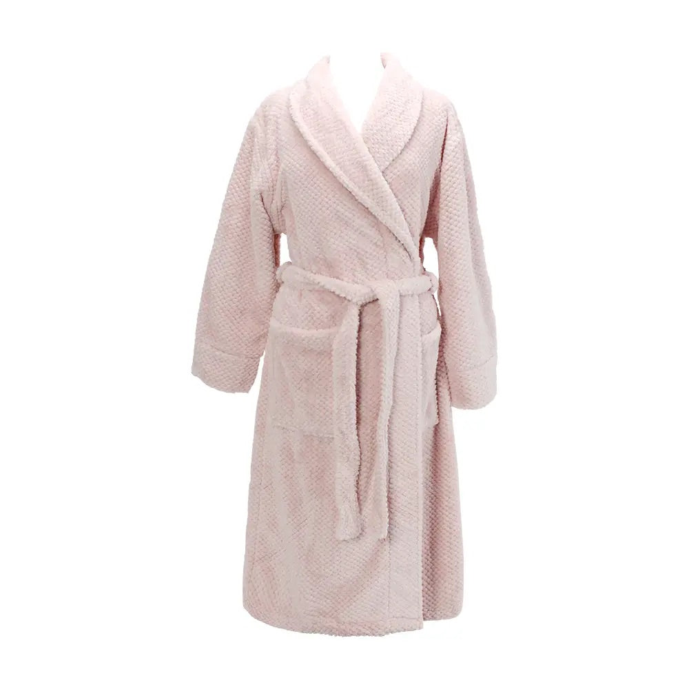 Annabel Trends Cozy Luxe Waffle Robe - Pink – Home & Giving Sydney