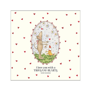 Twigseeds Card - I Love You With a Thousand Hearts