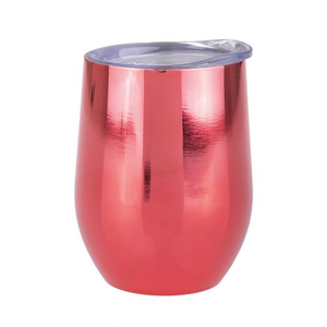 Oasis Stainless Steel Double Wall Insulated Wine Tumbler 330ml - Mirror Red