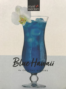 Royal Leerdam Blue Hawaii Glasses Set/4