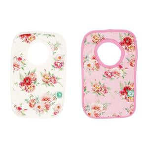 All4Ella - Pullover Head Bib 2 Pk - Floral