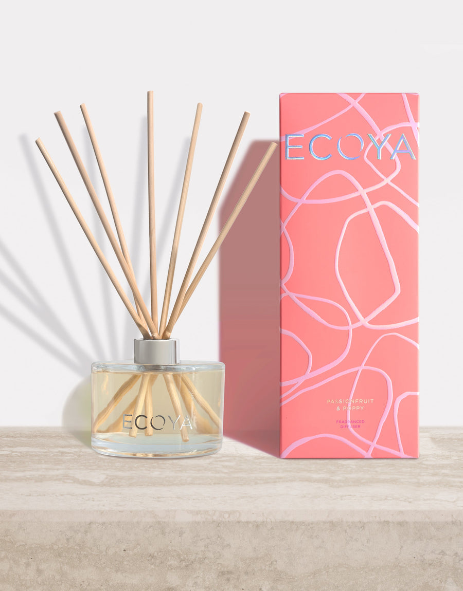 Ecoya Limited Edition Passionfruit & Poppy Diffuser