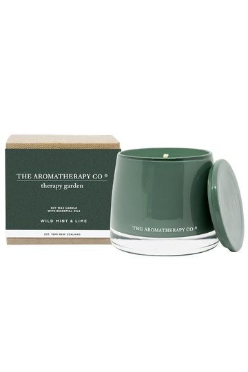 The Aromatherapy Co. - Therapy Garden Candle - Wild Mint & Lime