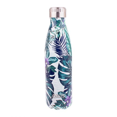 Oasis Double Wall Insulated Drink Bottle - Tropical Paradise