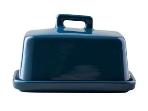 Epicurious Butter Dish Teal Gift Boxed