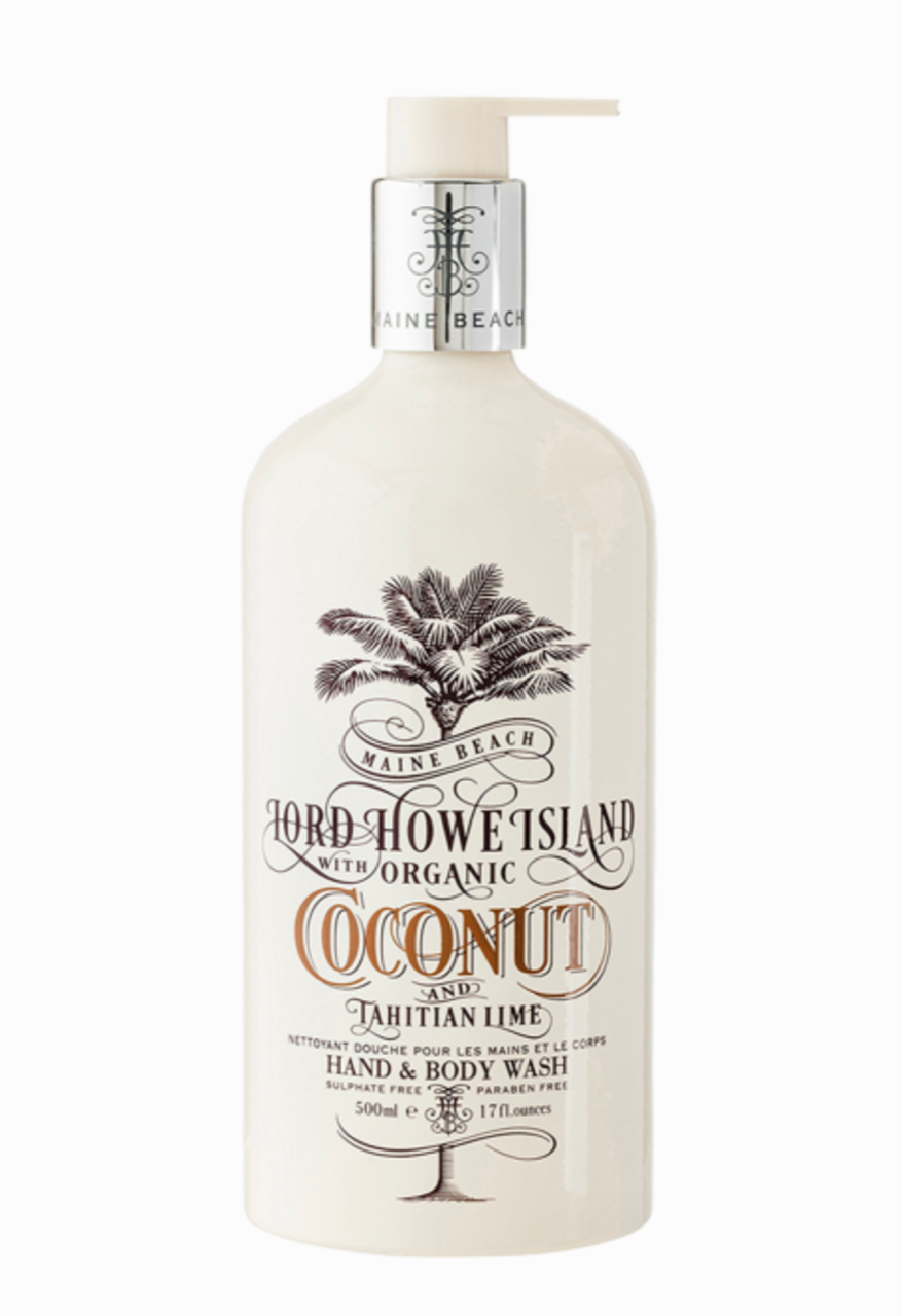 Maine Beach Coconut and Tahitian Lime Hand & Body Wash