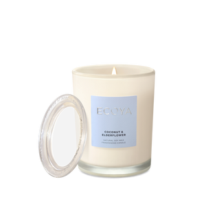 Ecoya Coconut and Elderflower Natural Soy Wax Candle