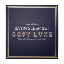 Load image into Gallery viewer, Annabel Trends Sleep Set Cosy Luxe Satin - Midnight
