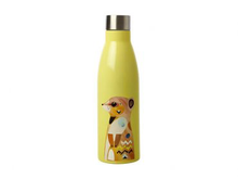 Load image into Gallery viewer, Pete Cromer Wildlife Double Wall Insulated Bottle 500ml Meerkat
