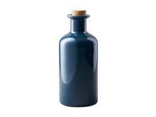 Load image into Gallery viewer, Epicurious Oil Bottle Cork Lid 500ml Teal Gift Boxed

