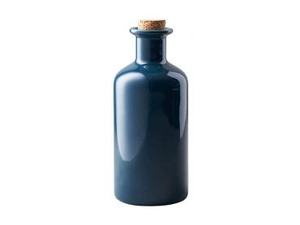 Epicurious Oil Bottle Cork Lid 500ml Teal Gift Boxed