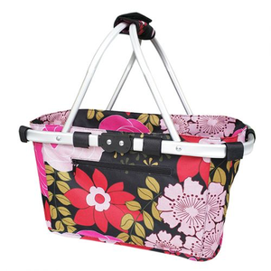 Sachi Two Handle Carry Basket - Floral Blooms