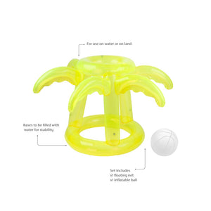 Sunnylife Inflatable Float Away Basketball Set - Tropical