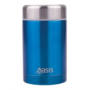 Oasis Stainless Steel 450ml Food Flask - Aqua