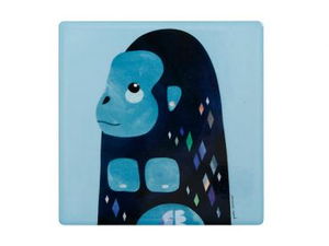 Peter Cromer Wildlife Ceramic Square Tile Coaster 9.5cm - Gorilla