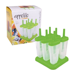 Appetito Groovy Ice Pop Mould - Set of 6