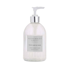 Load image into Gallery viewer, Peppermint Grove Fresh Sage and Cedar Hand and Body Wash

